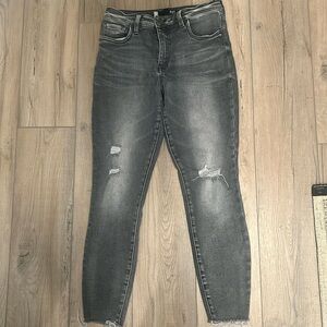 Distressed jeans